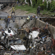Accra’s waterways have blocked by debris after the fire
